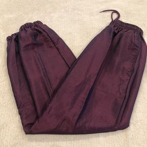 Vintage Westside connection size small purple metallic pants